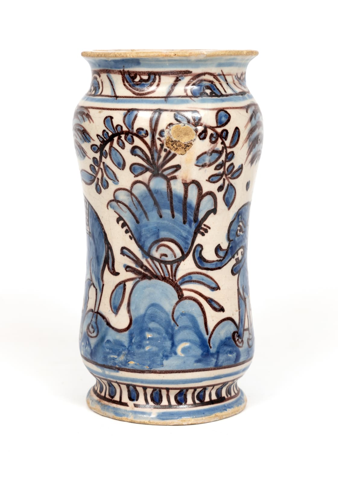 Manga de Farmácia "Paisagem com Elefantes" / Apothecary jar, Lisboa ca. 1660-1680
