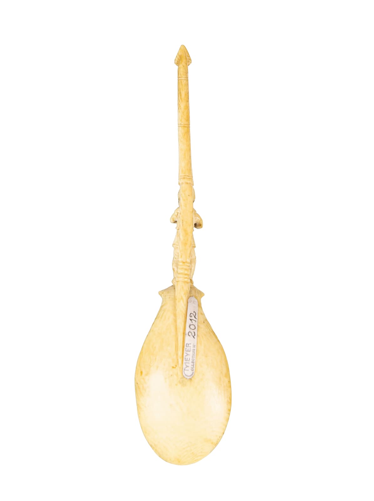 Colher Sapi-portuguesa com Navegador Português / A Sapii-Portuguese Spoon Carved with a Portuguguese, Serra Leoa, 1490-1530