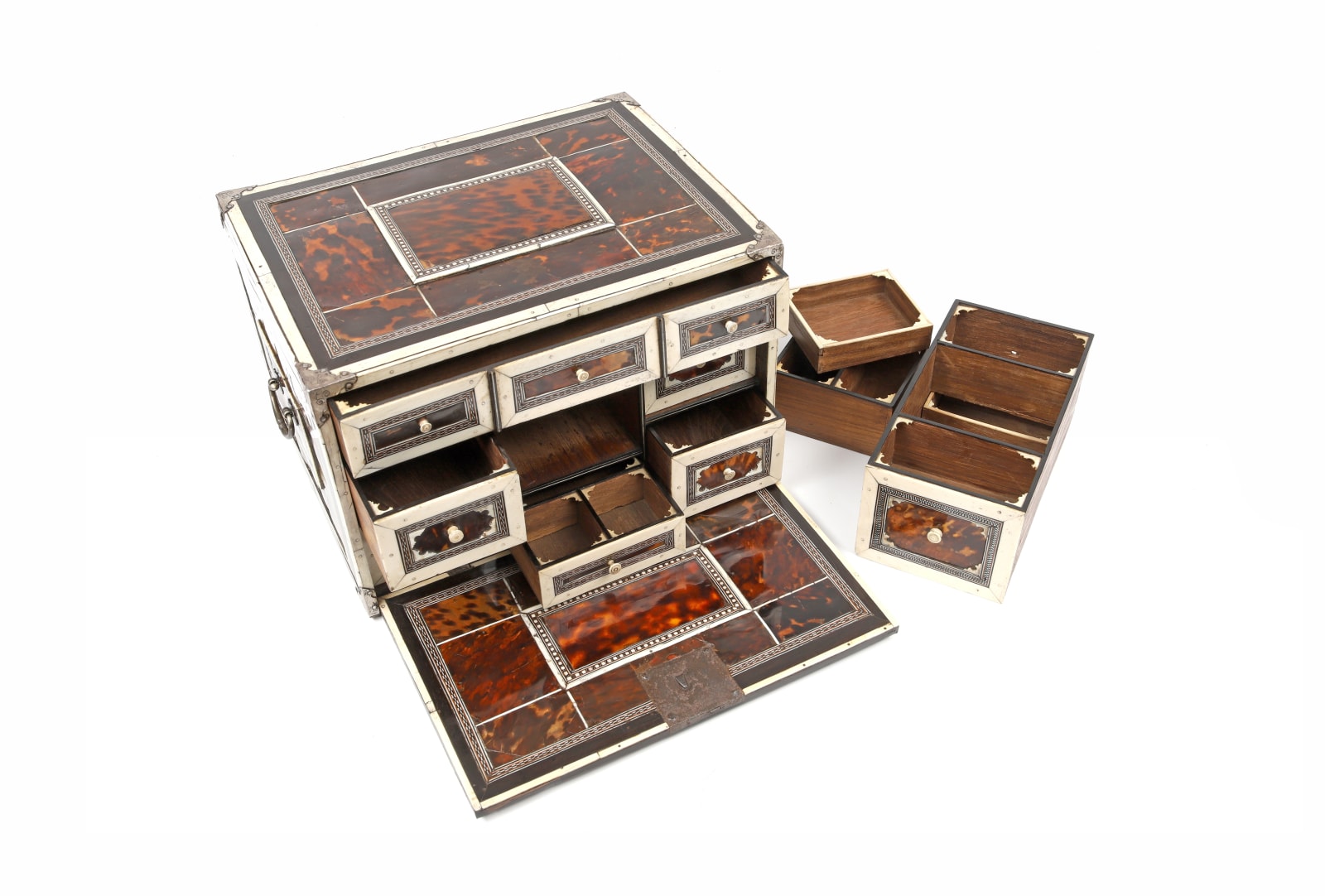 Escritório em Marfim e Tartaruga , Norte da Índia, possivelmente Guzarate; séc. XVII