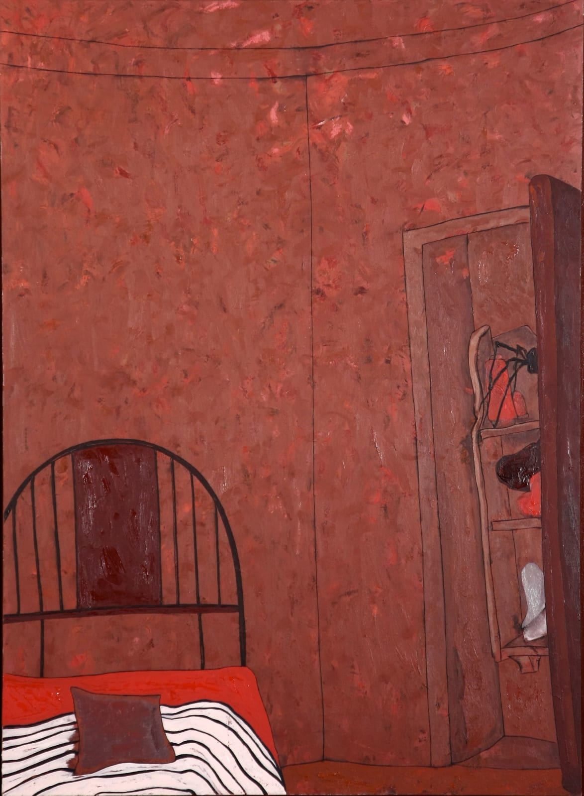 Nikias Skapinakis, O quarto de Louise Bourgeois em Brookyn, 2001