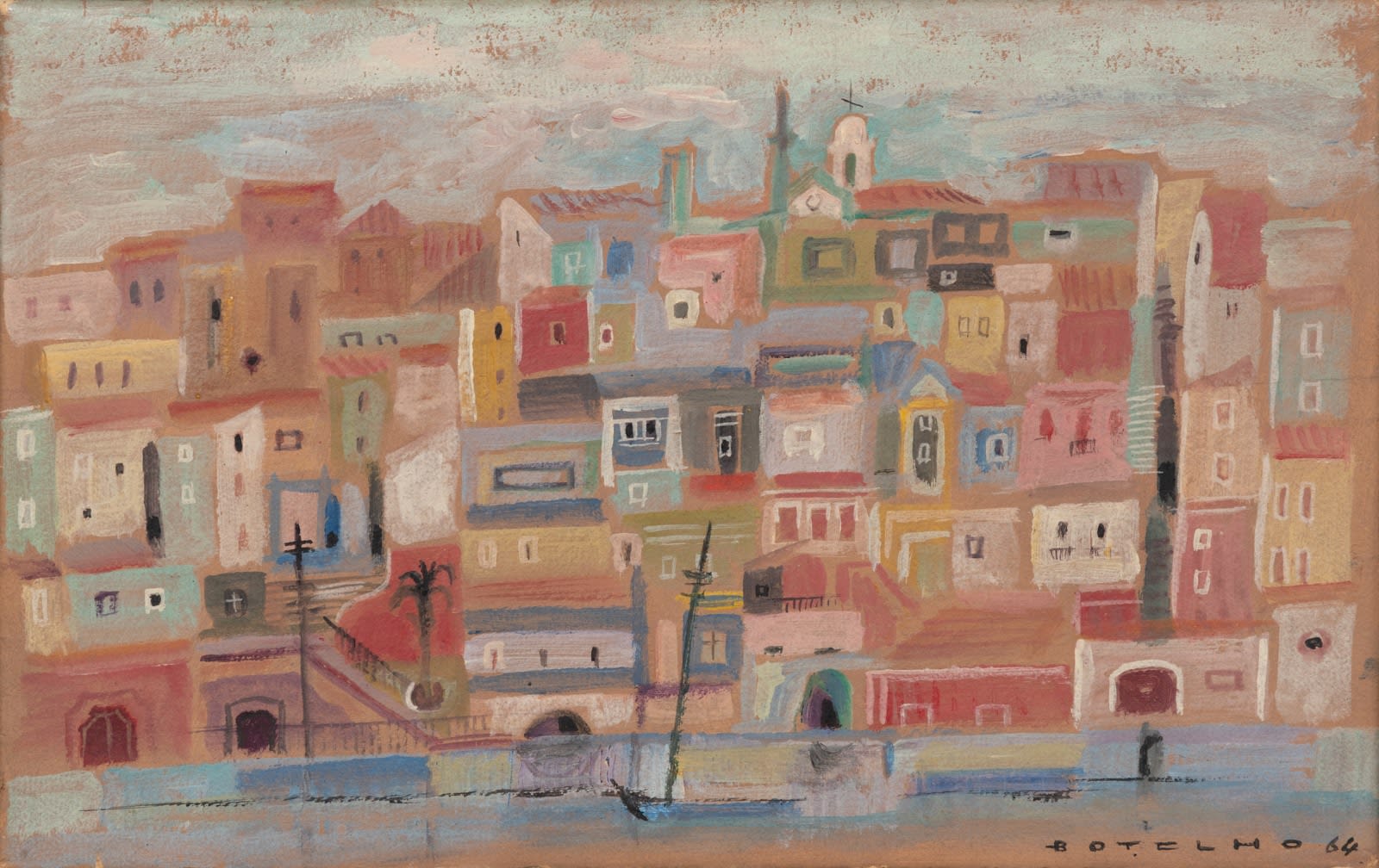 Carlos Botelho, Vista de Lisboa, 1964