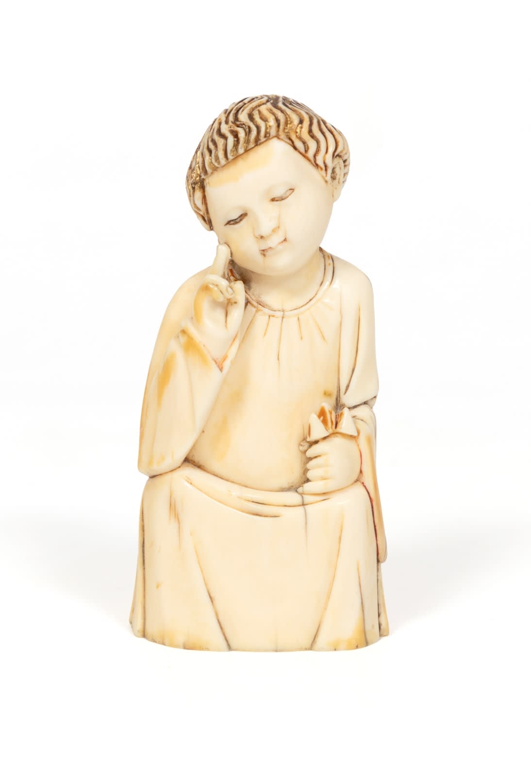 Menino Jesus com os Cravos da Paixão / Baby Jesus with the Carnations of the Passion, Sul da China, provavelmente Zhangzhou, ca. 1590-1620