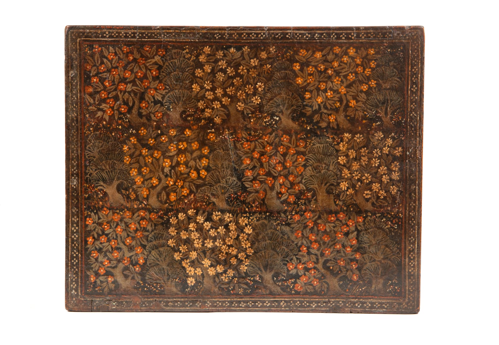 Ventó Indo-Português / An Indo-Portuguese Chaul Painted Ventó, India, Chaul, séc. XVII (inícios)