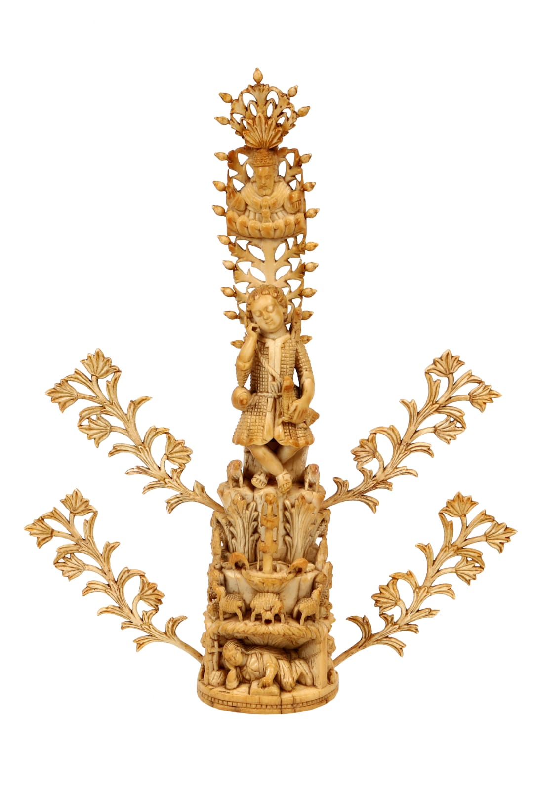 Menino Jesus Bom Pastor Indo-Português , Índia, Goa, Séc. XVII