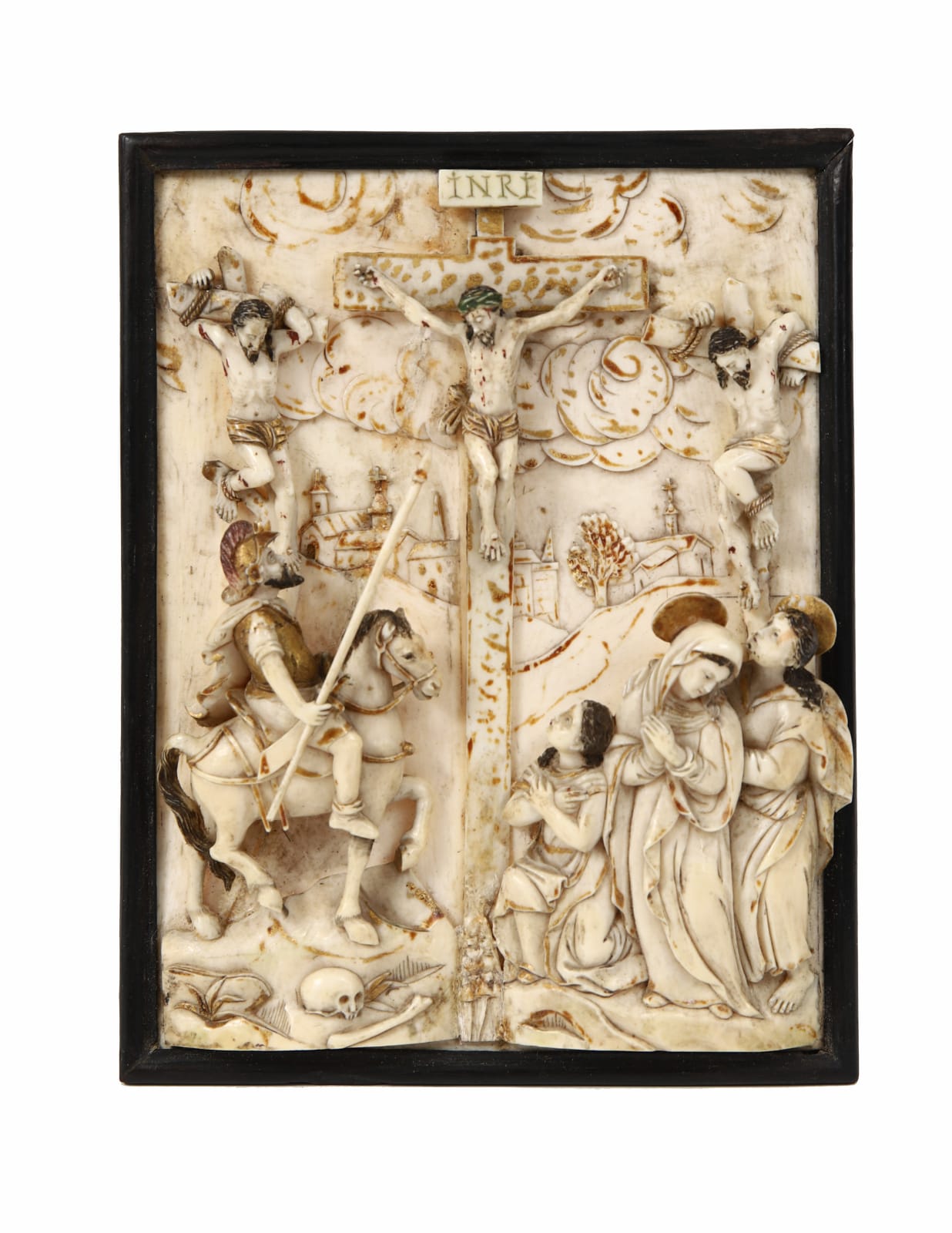 Placa de Oração com cena da Crucificação, Filipinas, Manila, séc. XVII