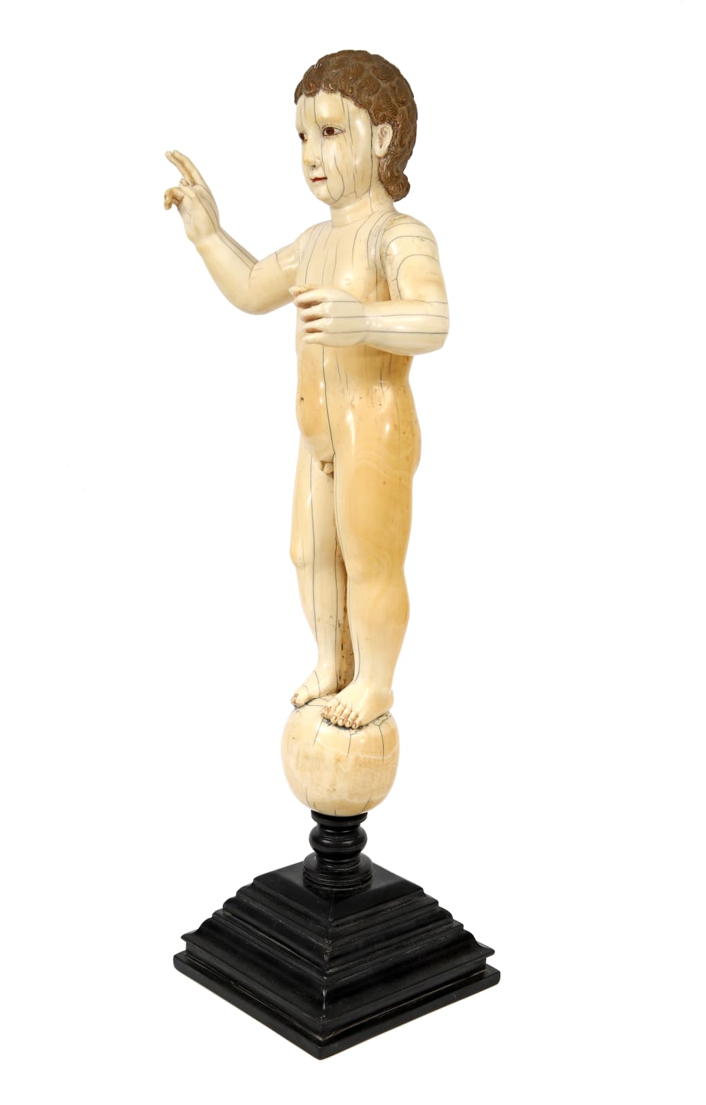 Cingalo-português Menino Jesus Salvador do Mundo / The Child Jesus Salvator Mundi, séc. XVII (inicios)