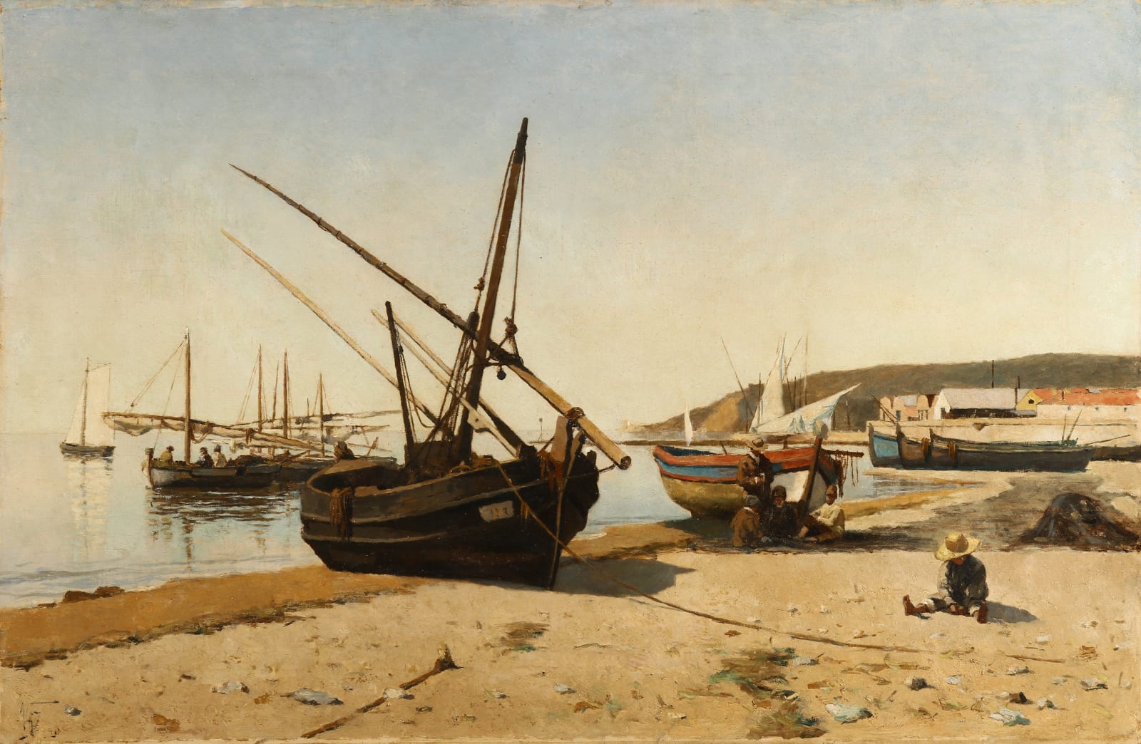 João Vaz, Na Praia, 1890