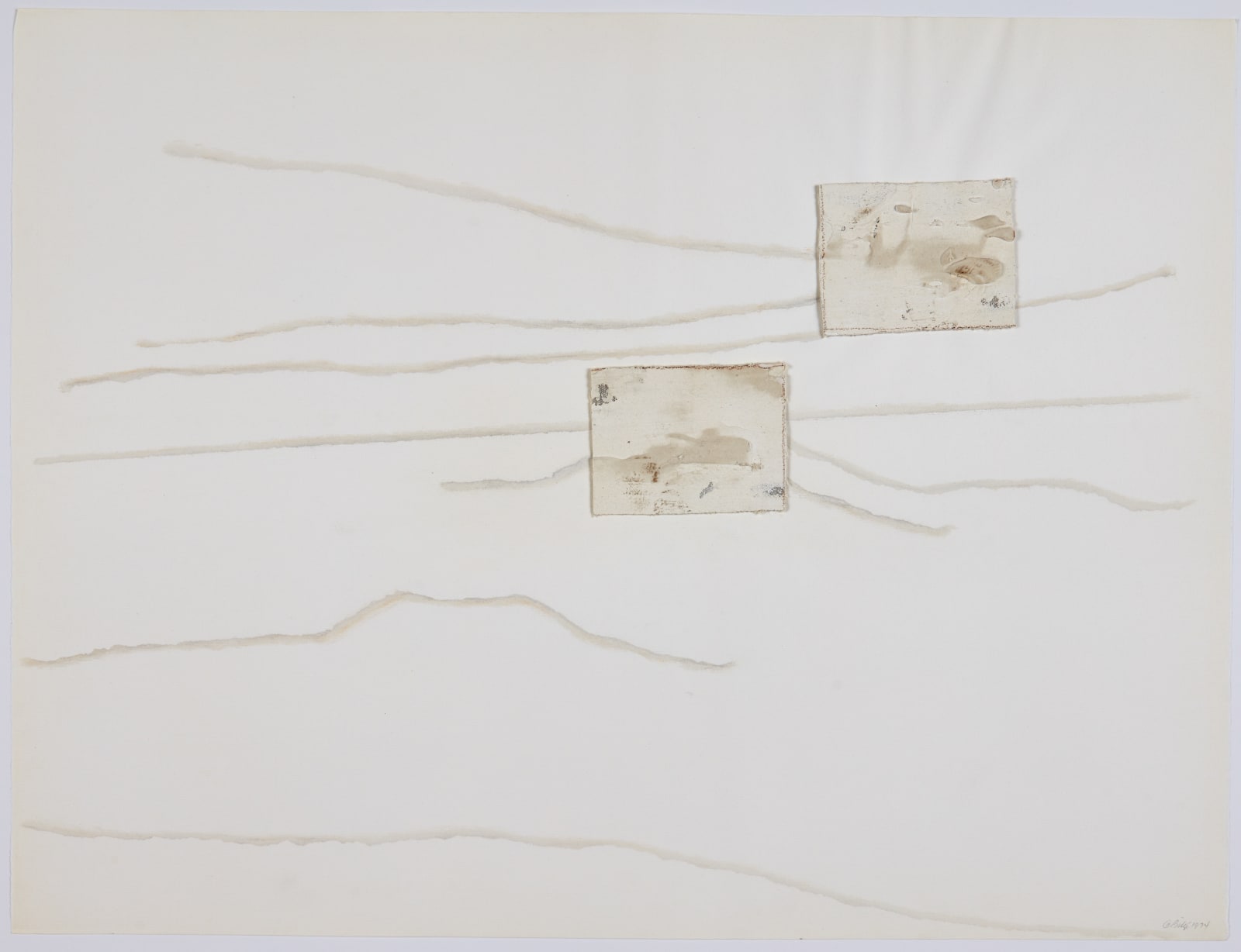 Bilgé (Turkey/US), Horizontal Line Life Span Series 2, 1974