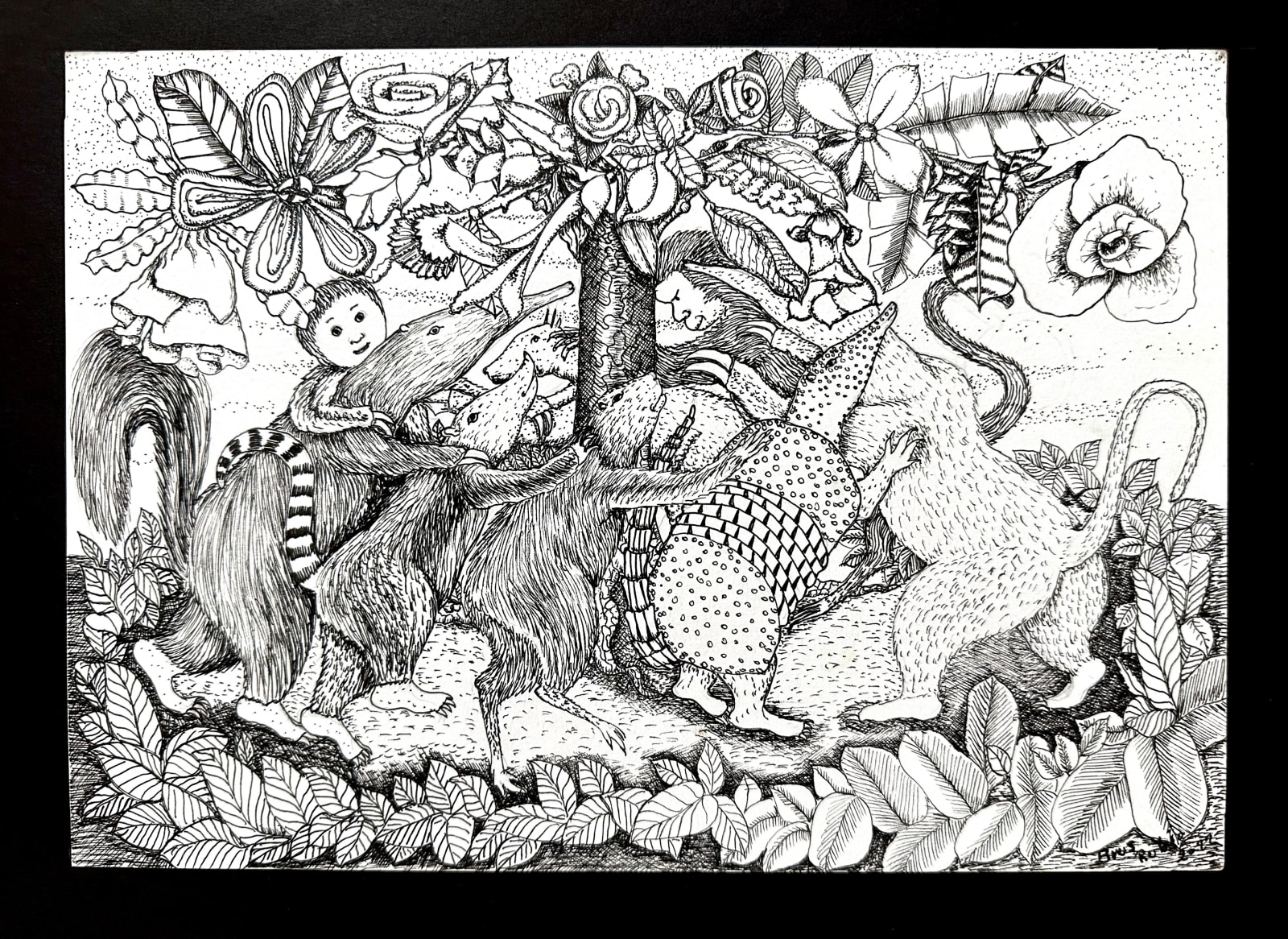 Brus Rubio (Murui-Bora Peoples/ Peruvian Amazon), Tree Ceremony 2 , 2022