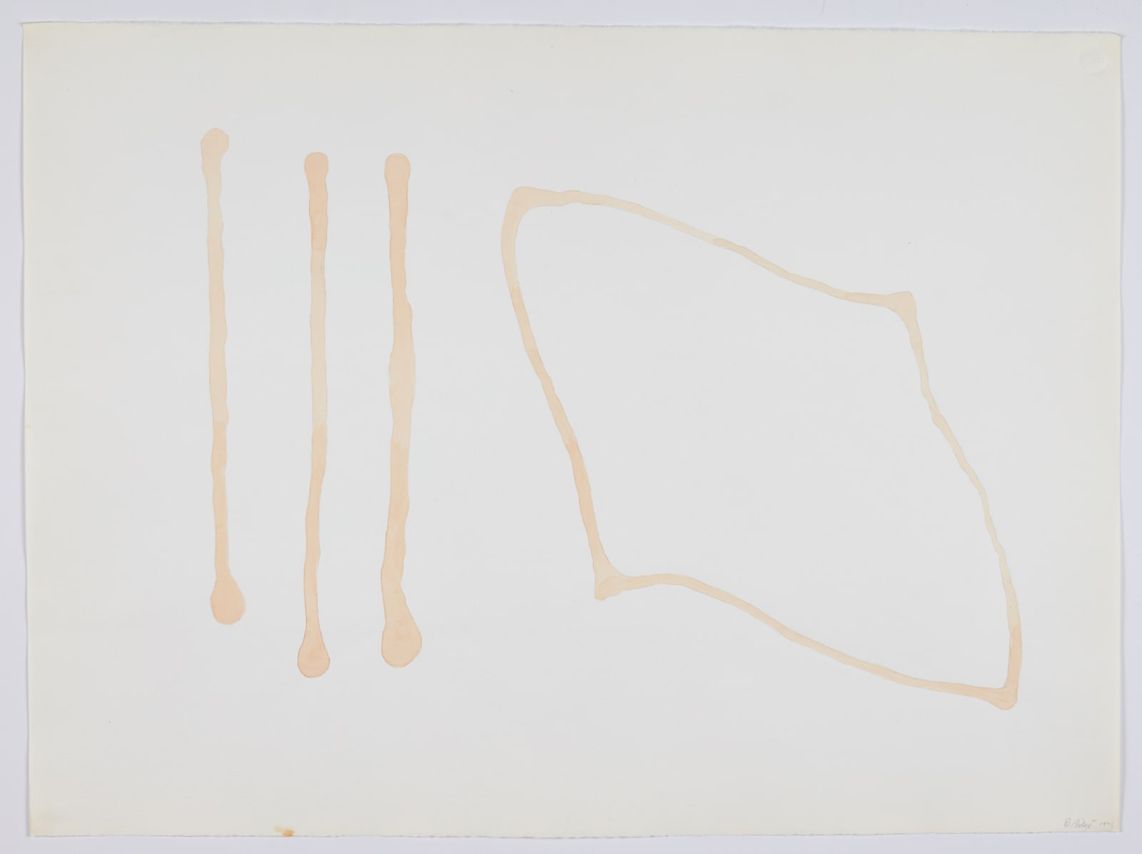 Bilgé (Turkey/US), Balances and Counter Balances: One Plus One Plus One is Three, 1975