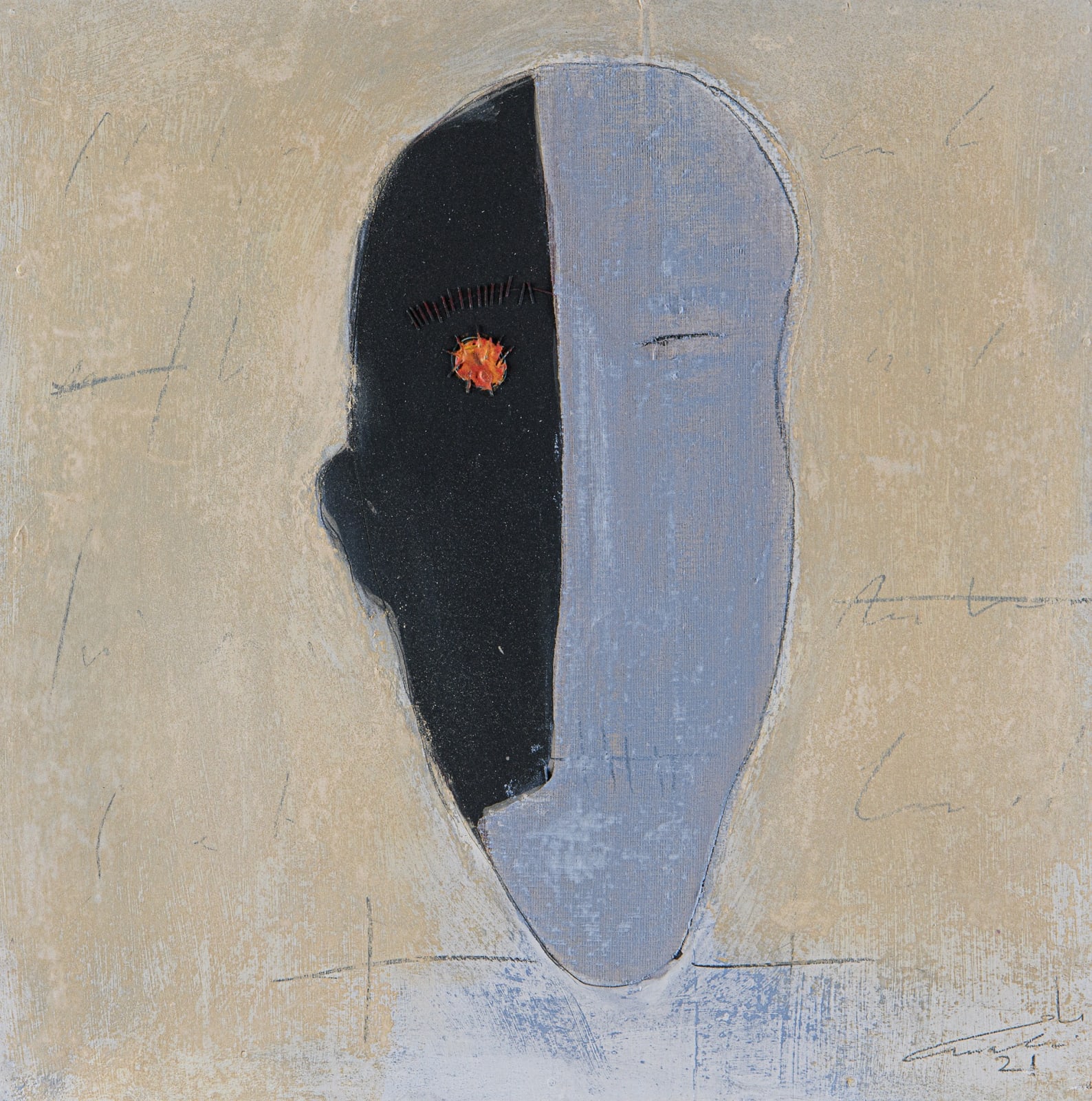 Mahi Binebine (Morocco), Sans titre, 2021