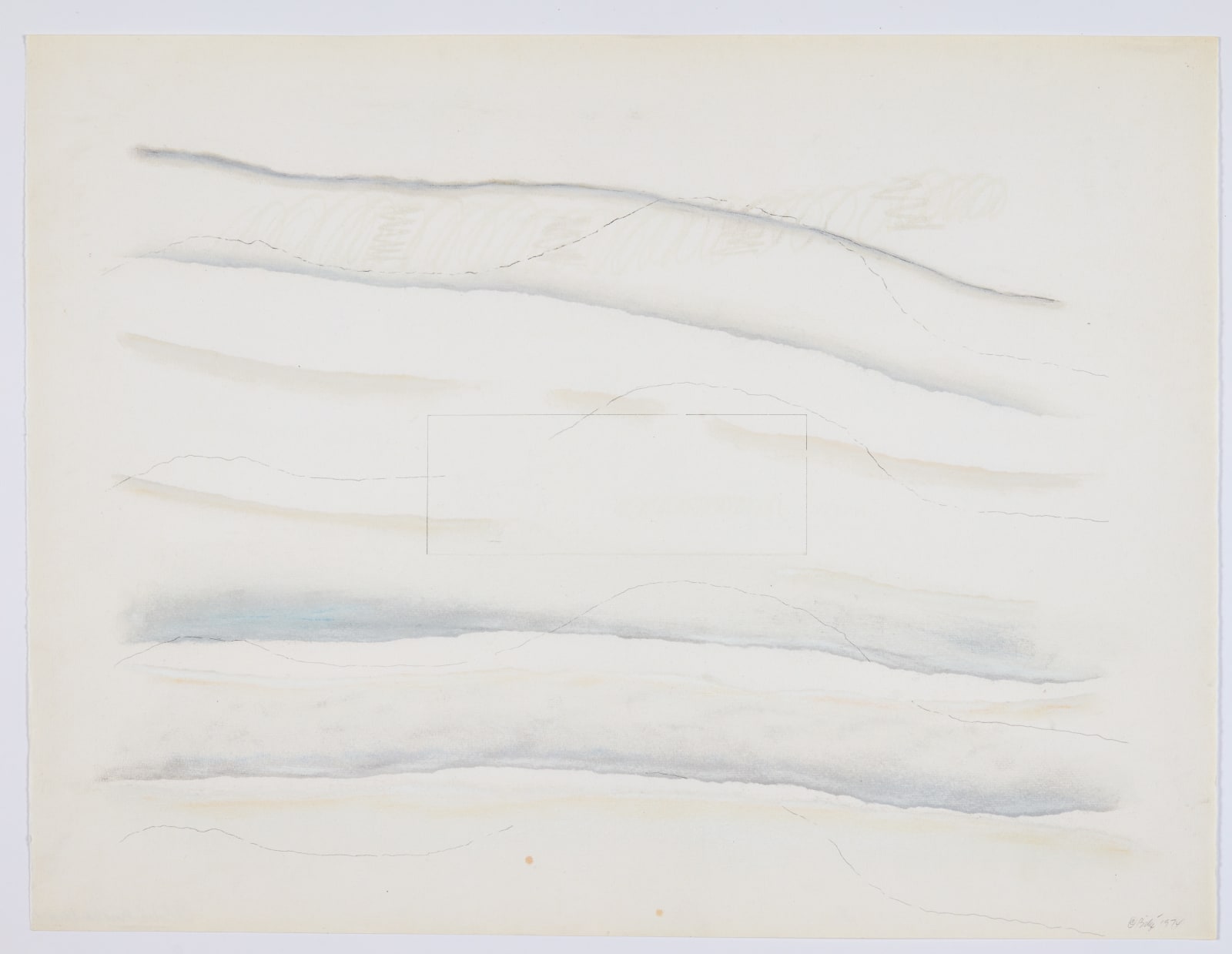 Bilgé (Turkey/US), Horizontal Line Life Span Series 4, 1974