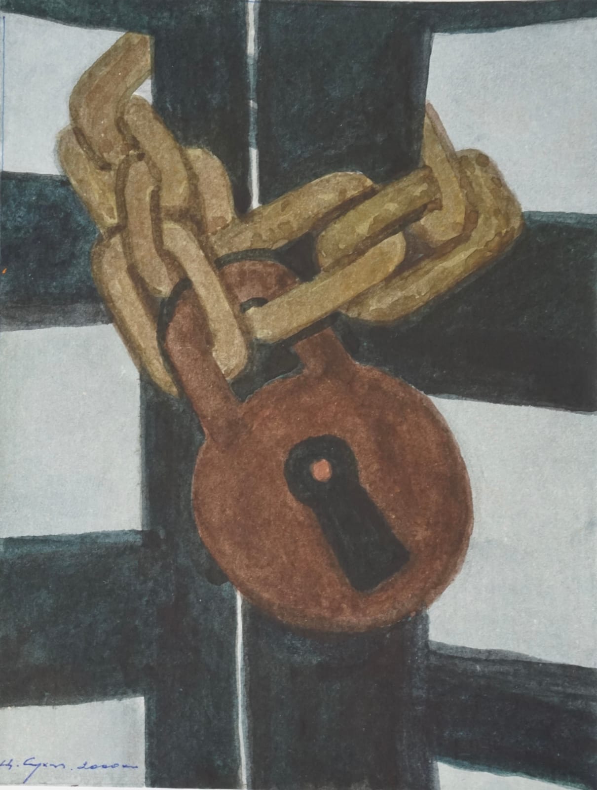 Sukhee Tsagaan (Mongolia), Composition 69, 1985