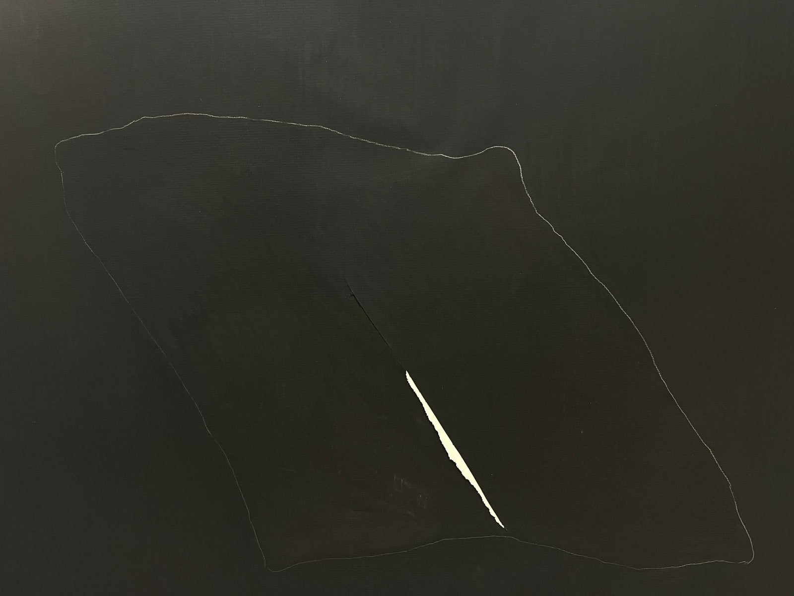 Bilgé (Turkey/US), Untitled (mutated square with tear II), 1976