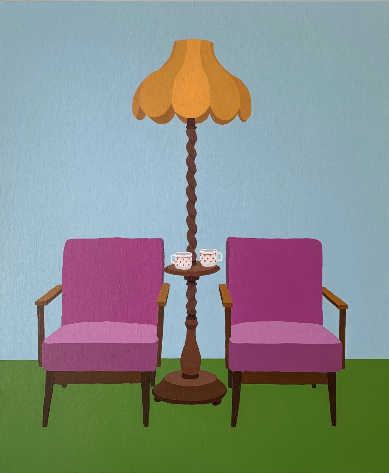 Zsofia Schweger (Hungary/UK), Quotidian Scenes: Be Right Back (Finding the Remote, Perhaps), 2022