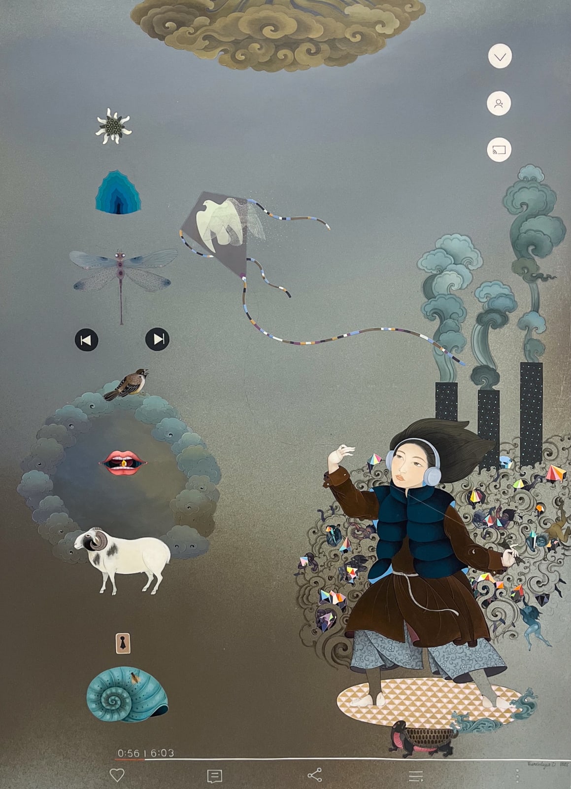 Uuriintuya Dagvasambuu (Mongolia), Woman in Ulaanbaatar: Dreams Carried by Wind, 2025