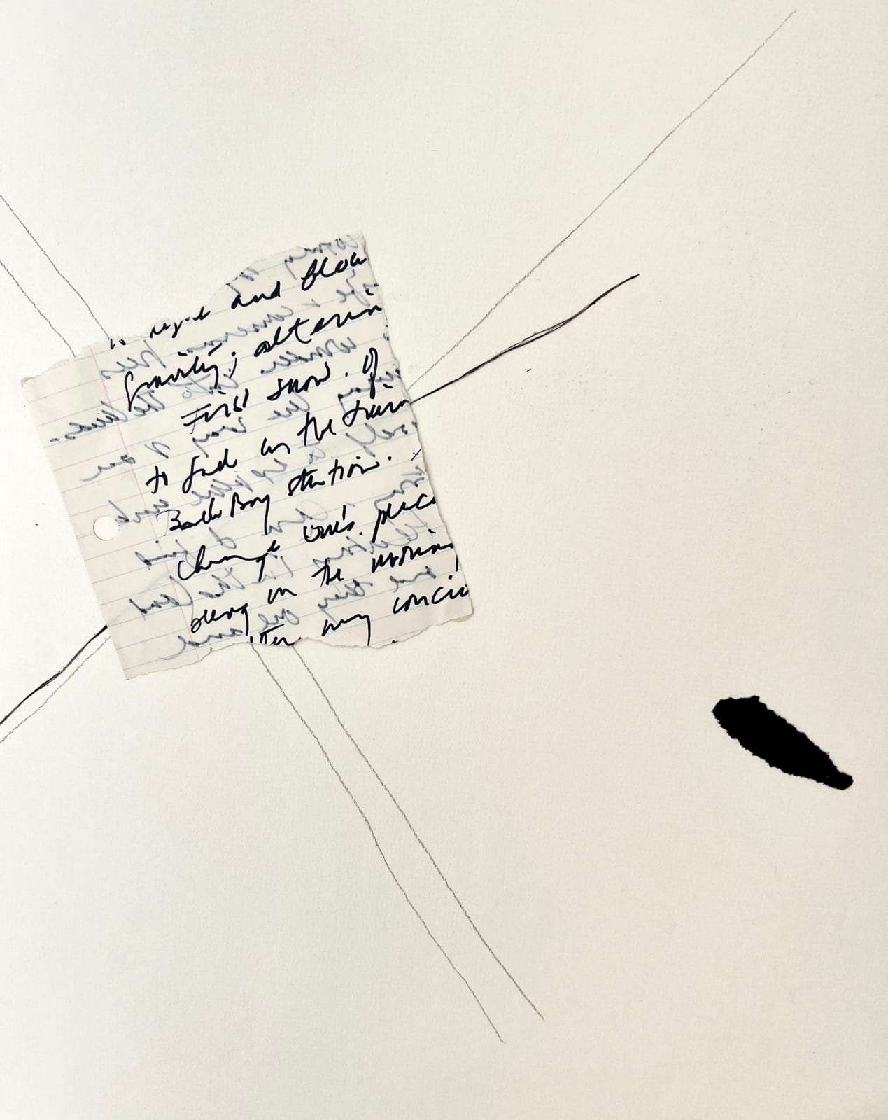 Bilgé (Turkey/US), Line + Time + Torn #6, 1976
