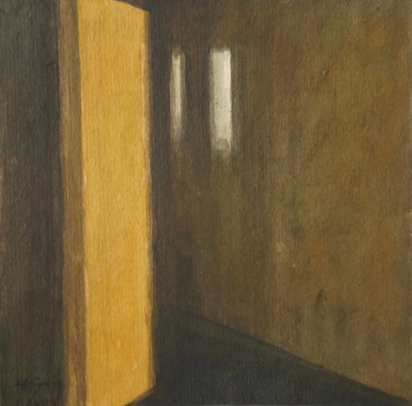 Sukhee Tsagaan (Mongolia), Composition 68 (Open Door), 1985