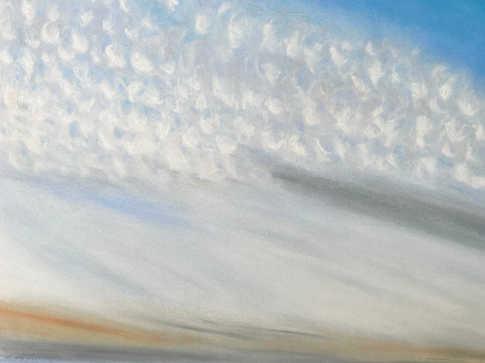 Bilgé (Turkey/US), Sky Pastel (blue), 1975