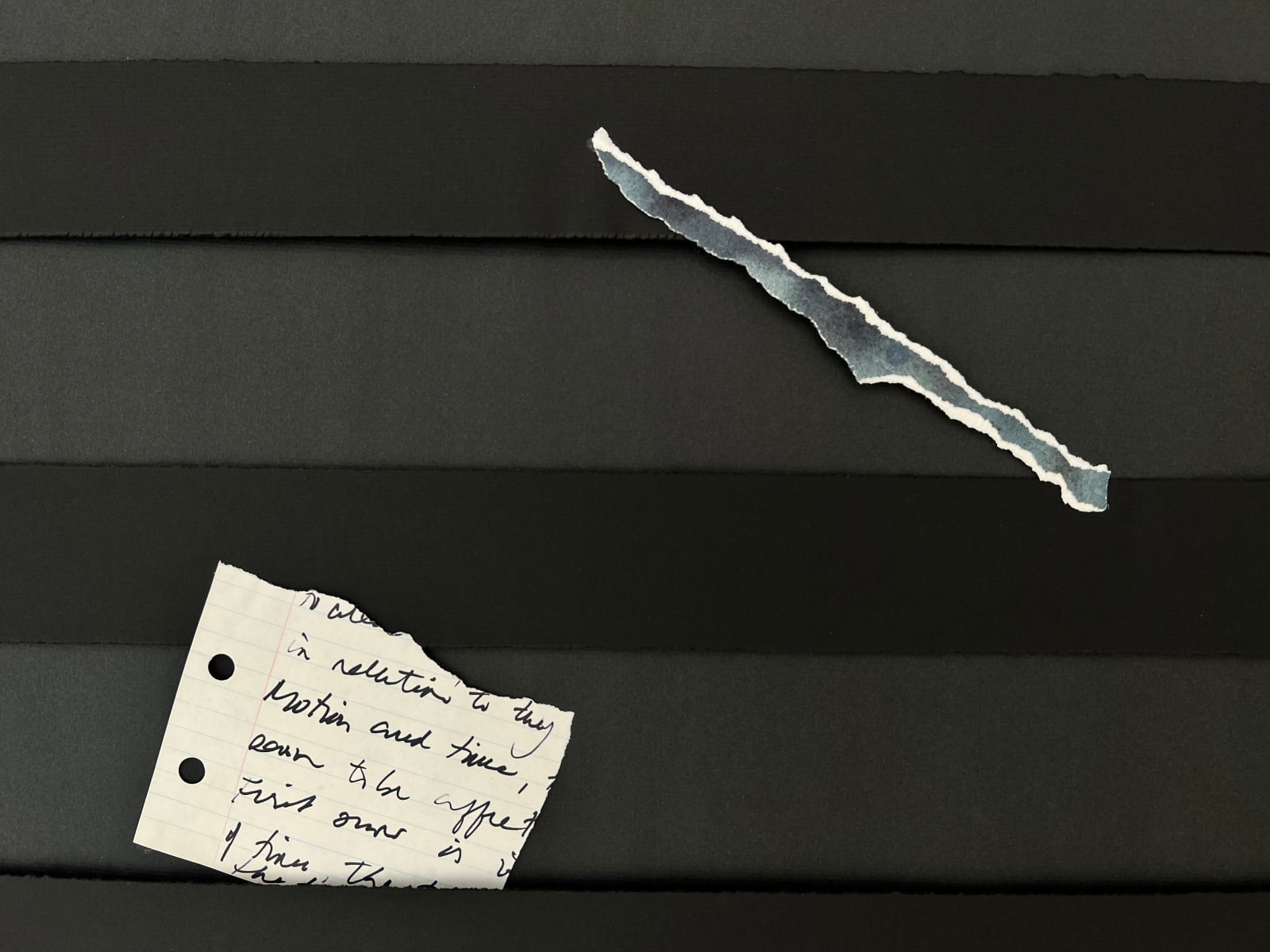 Bilgé (Turkey/US), Line + Time + Torn #3, 1976
