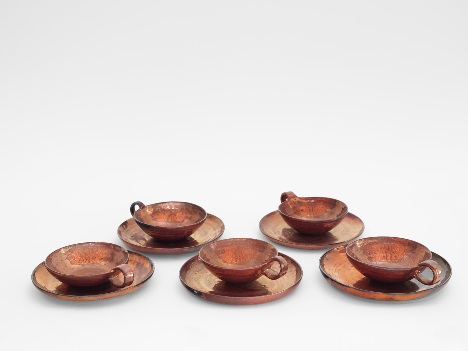 Beatrice Wood, Copper lustre cups, 1950-1951