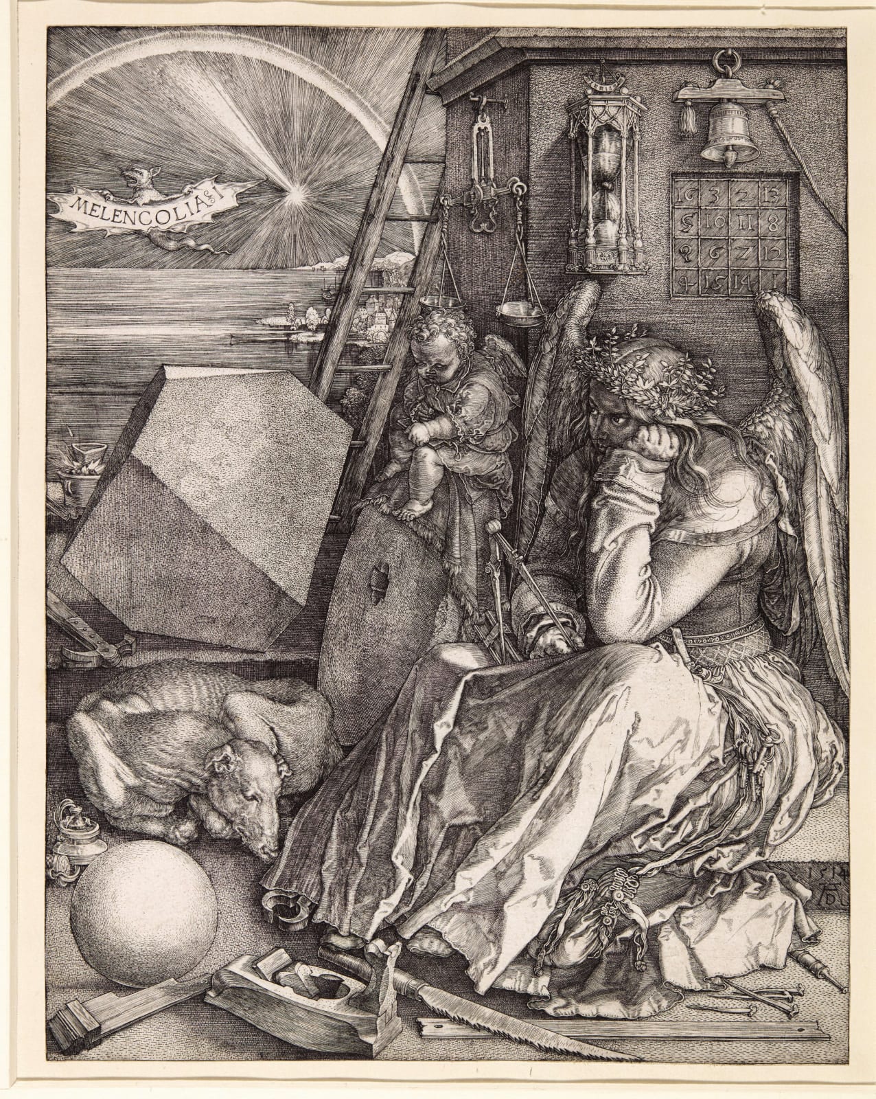 Albrecht Dürer, Melencholia I (B. 74; M., Holl. 75), 1514
