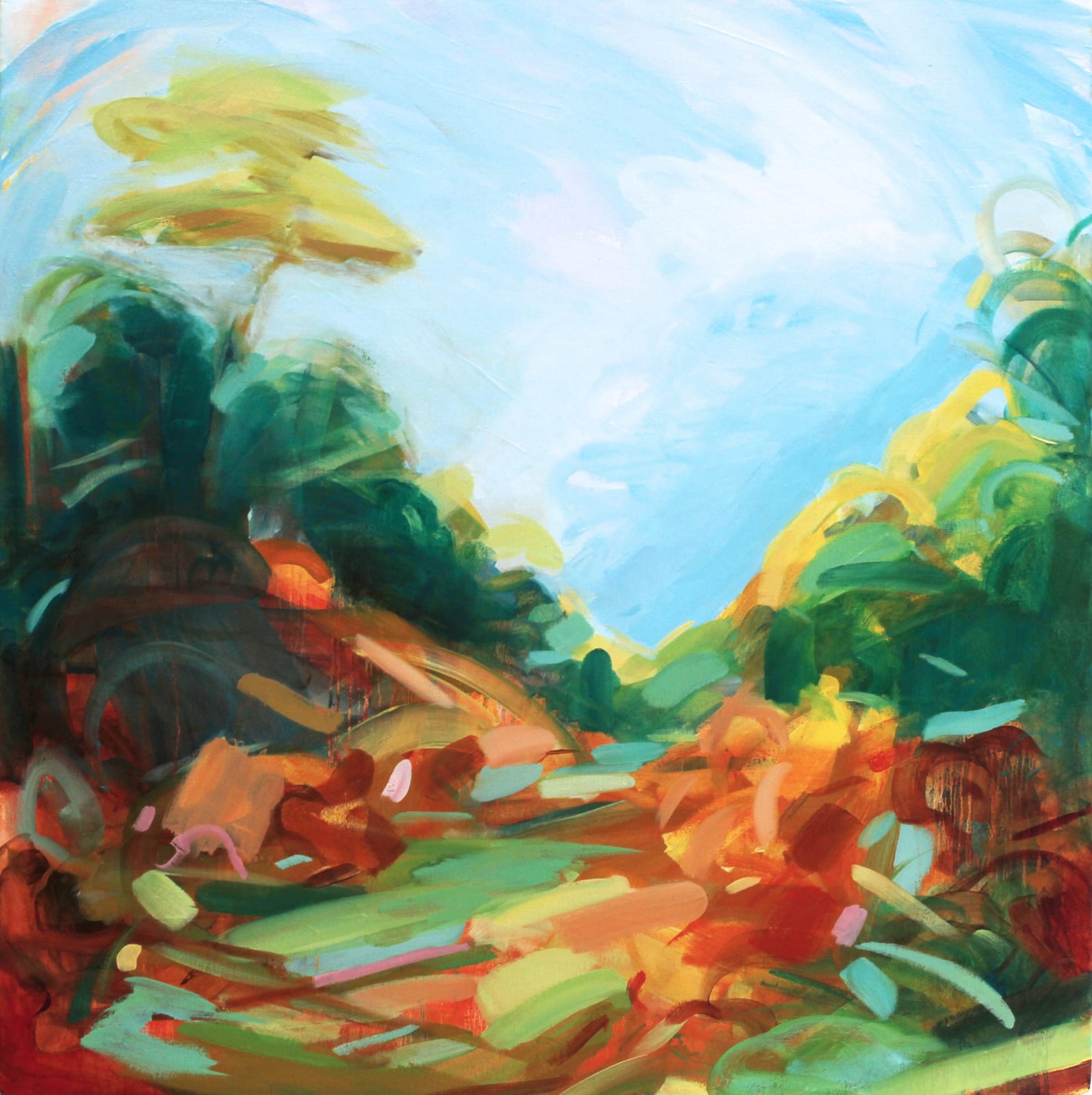 Jessie Stevenson, Wandering the wild growth, 2021