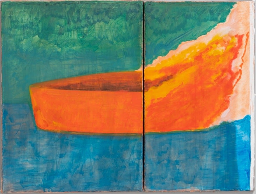 Nicolas Gaume, sans-titre, brûler son bateau, 2022