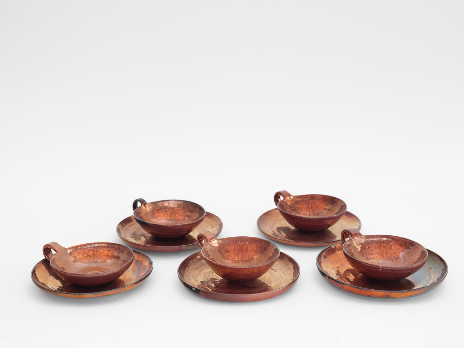 Beatrice Wood, Copper lustre cups, 1950-1951