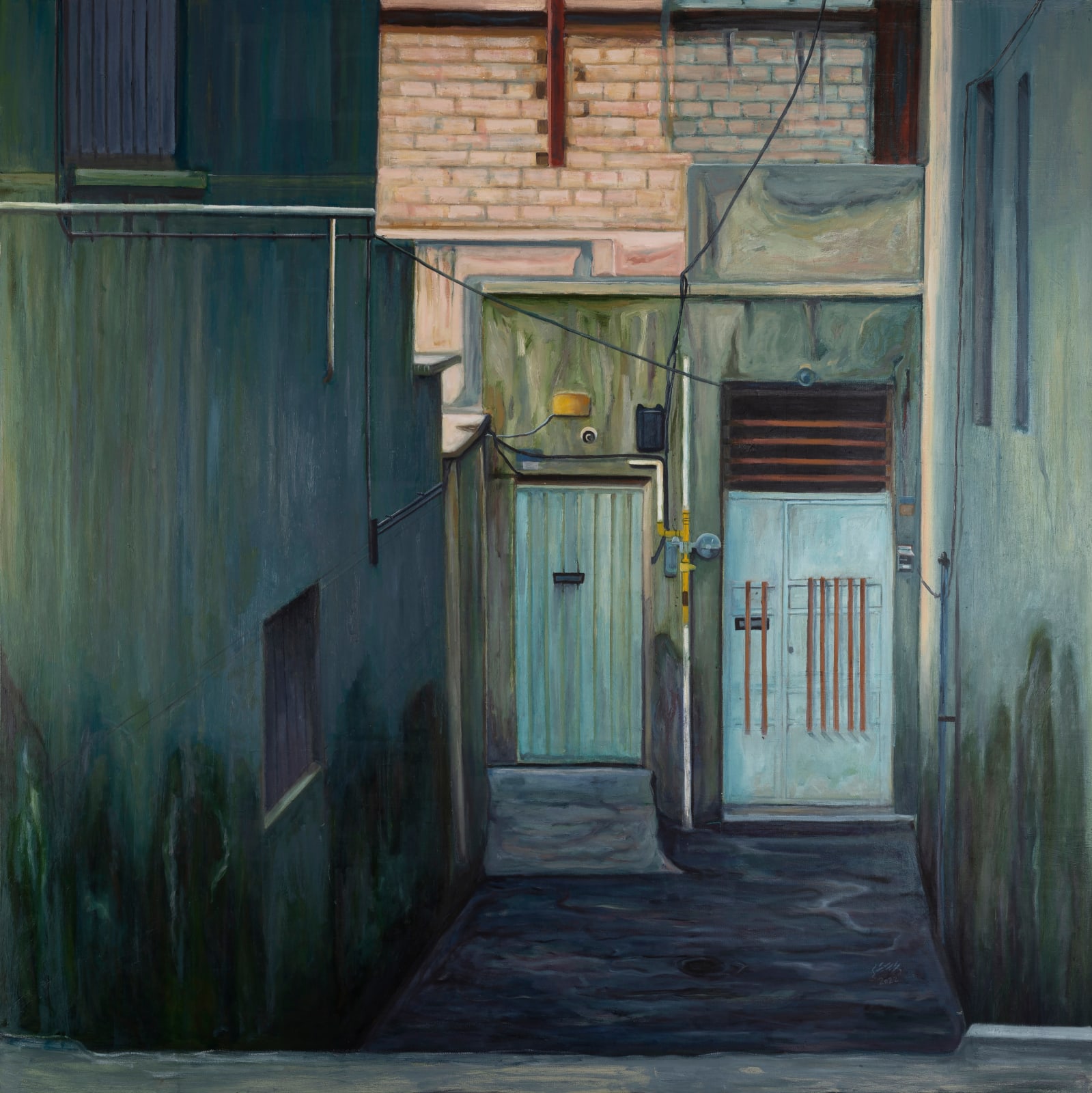 Mehdi Chitsazha, Blue Noon 4, 2022