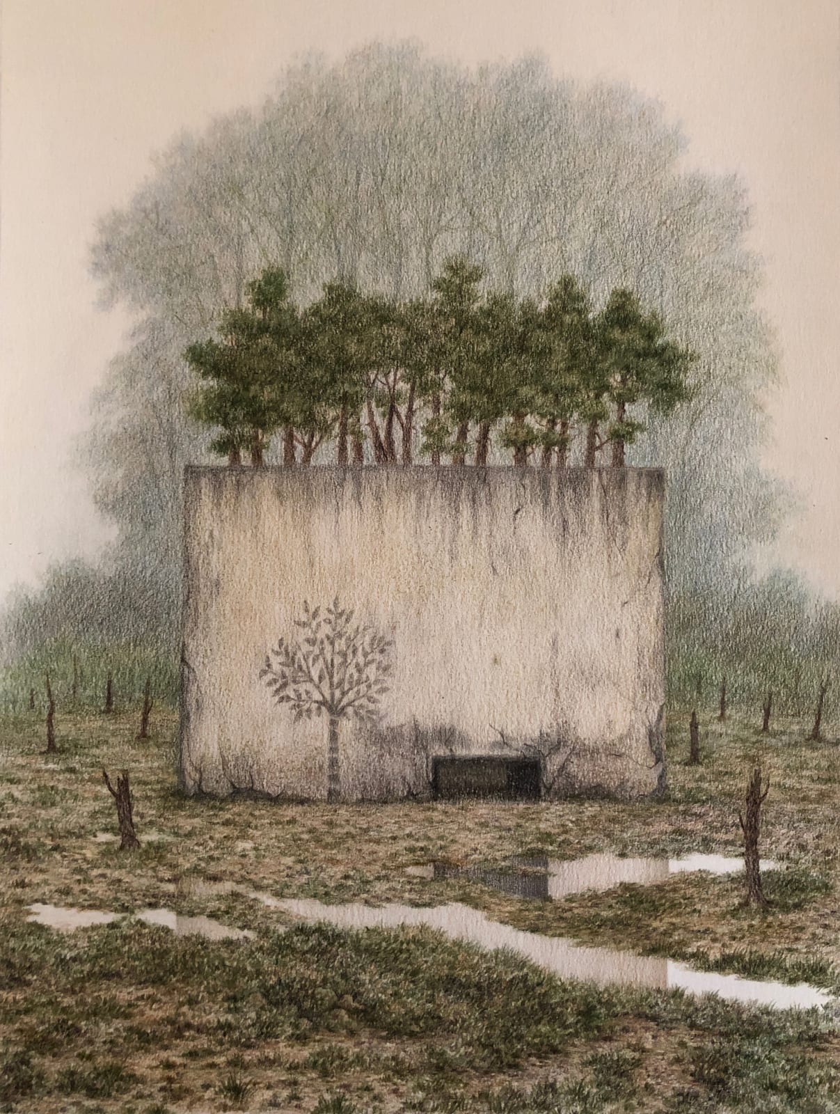 Zahra Yousefi, Nature’s ghost, 2022