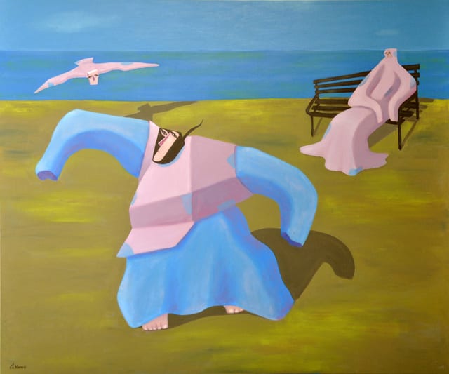 Shiva Noroozi, Flying lesson, 2021