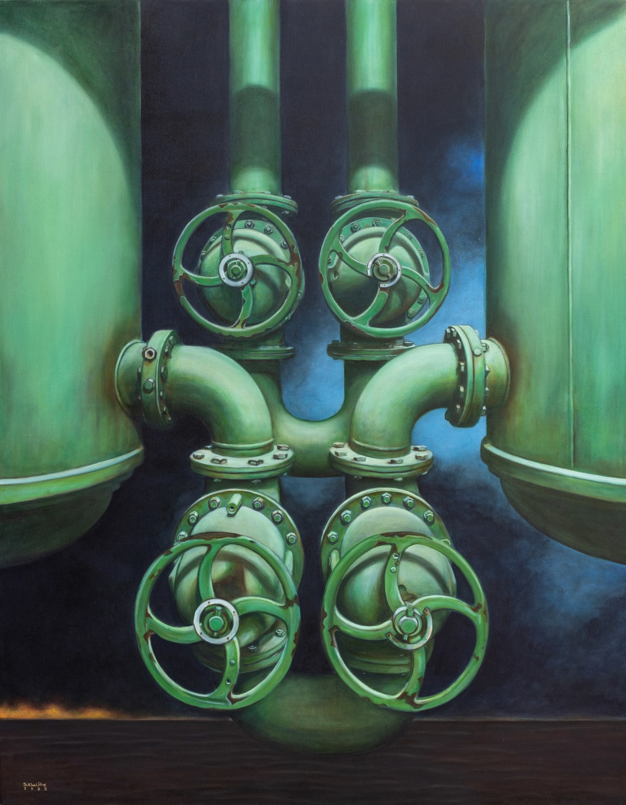 Sadegh Khalife, Black Trace 2, 2023