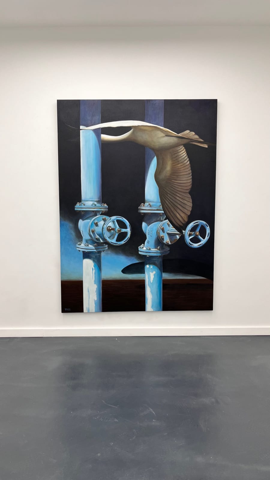 Sadegh Khalife, Black Trace 3, 2023