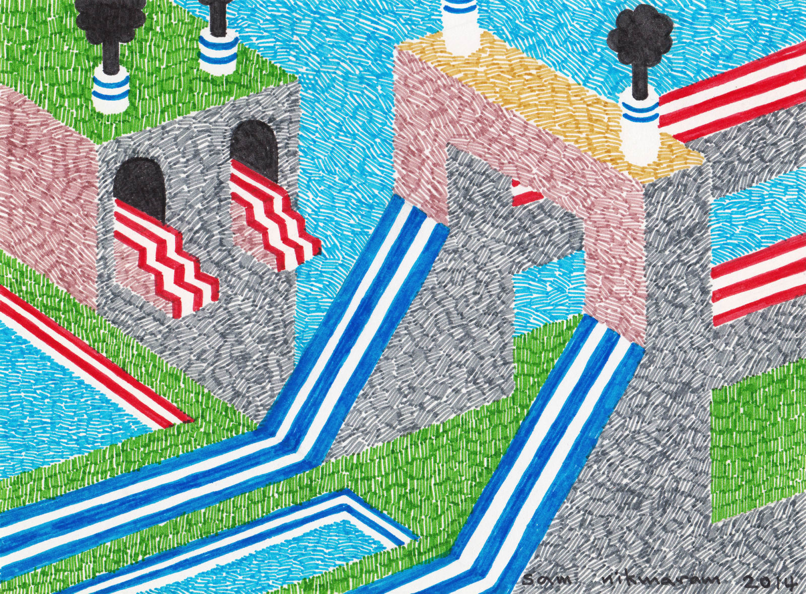 Sam Nikmaram, Untitled, 2014