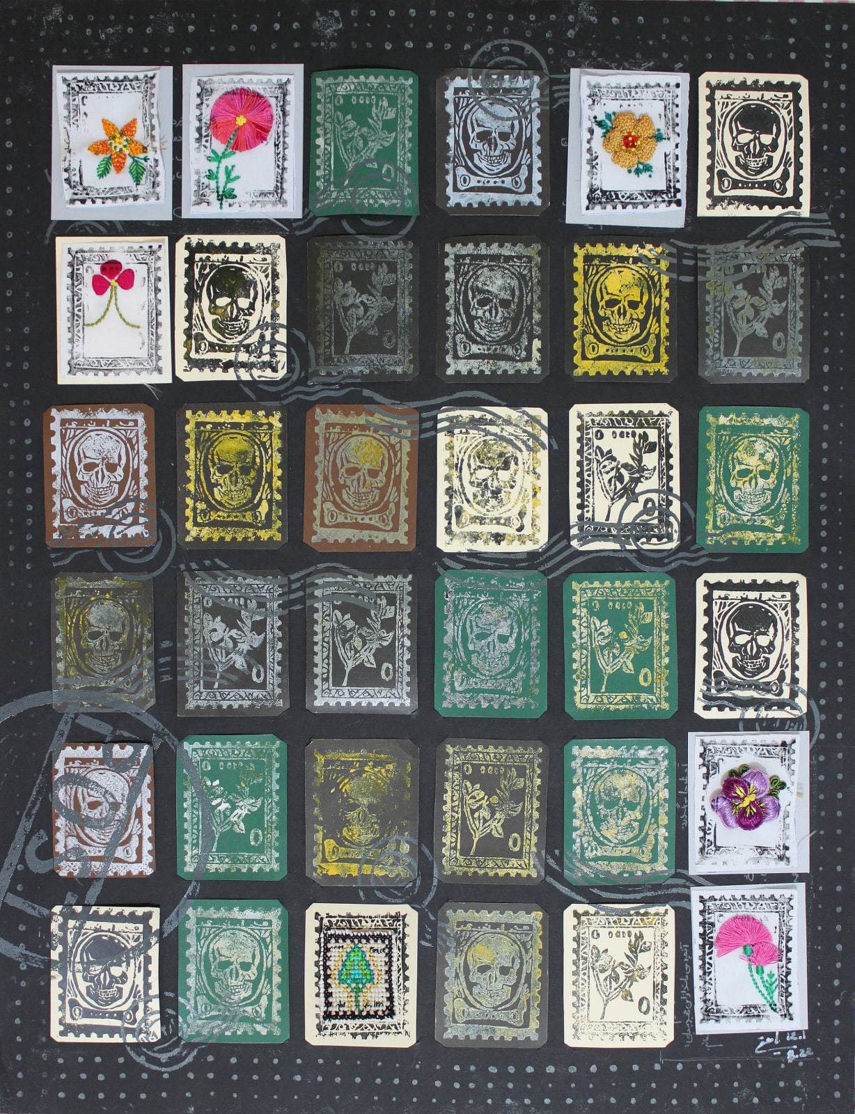 Maryam Yahaghi, Start a ceasefire stamps, 2022