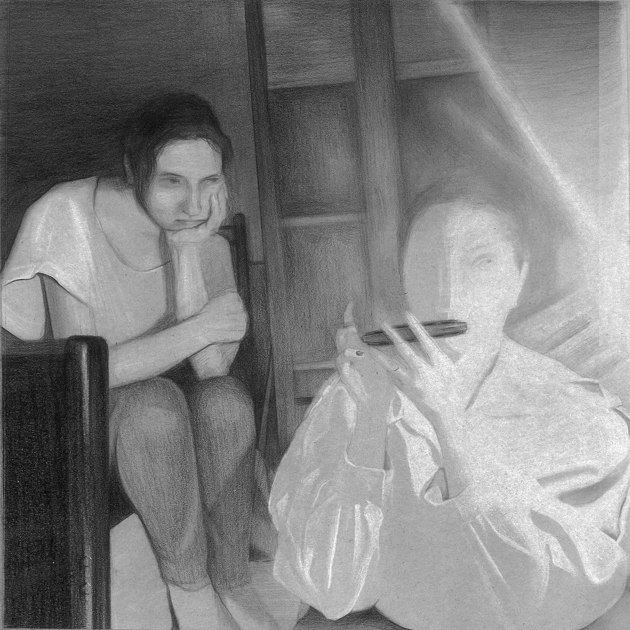 Aida Golekhoshboo, Echoes of silence, a duet for two, 2024