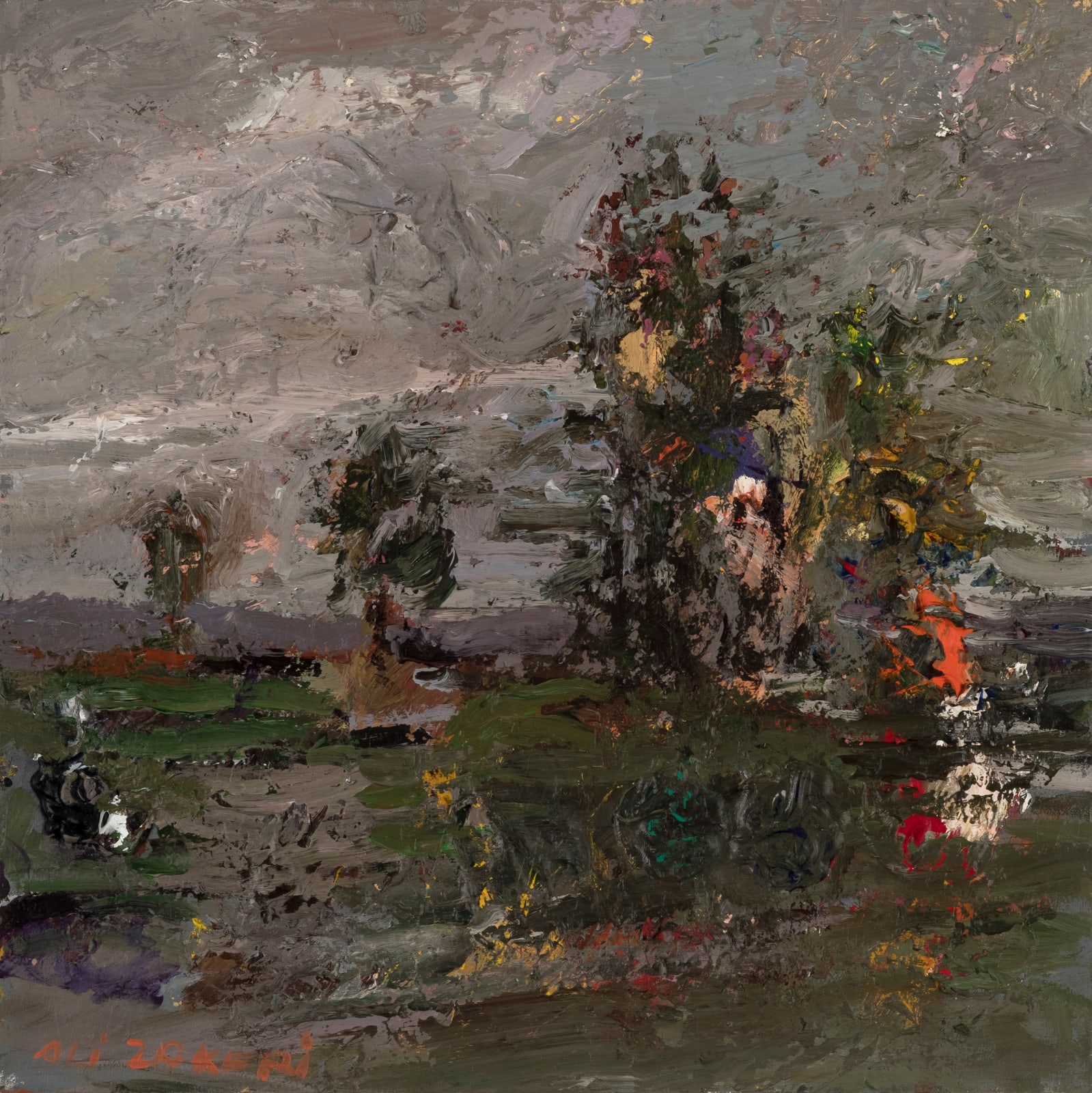 Ali Zakeri, Childhood Prairies 48, 2017