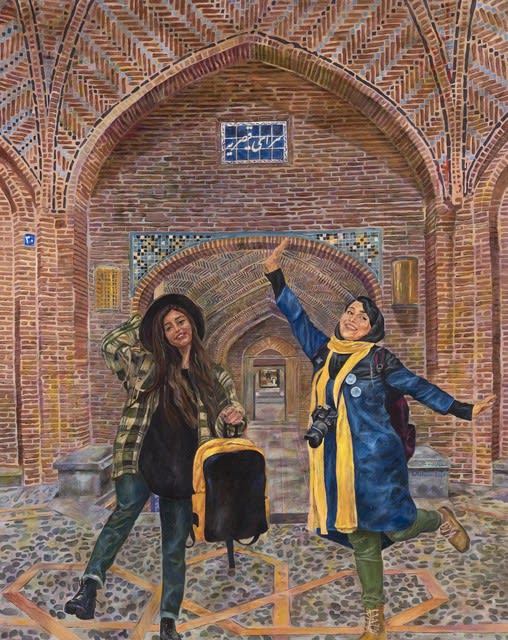 Azadeh Sefidkaran, Dance in the Bazar, 2021