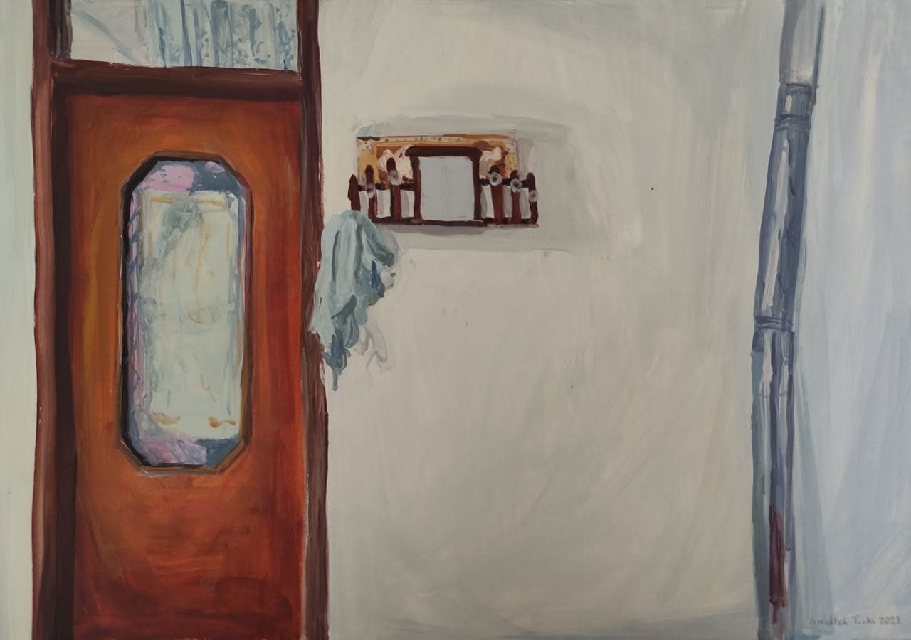 Fereshteh Torki, Memories of the wall, 2021