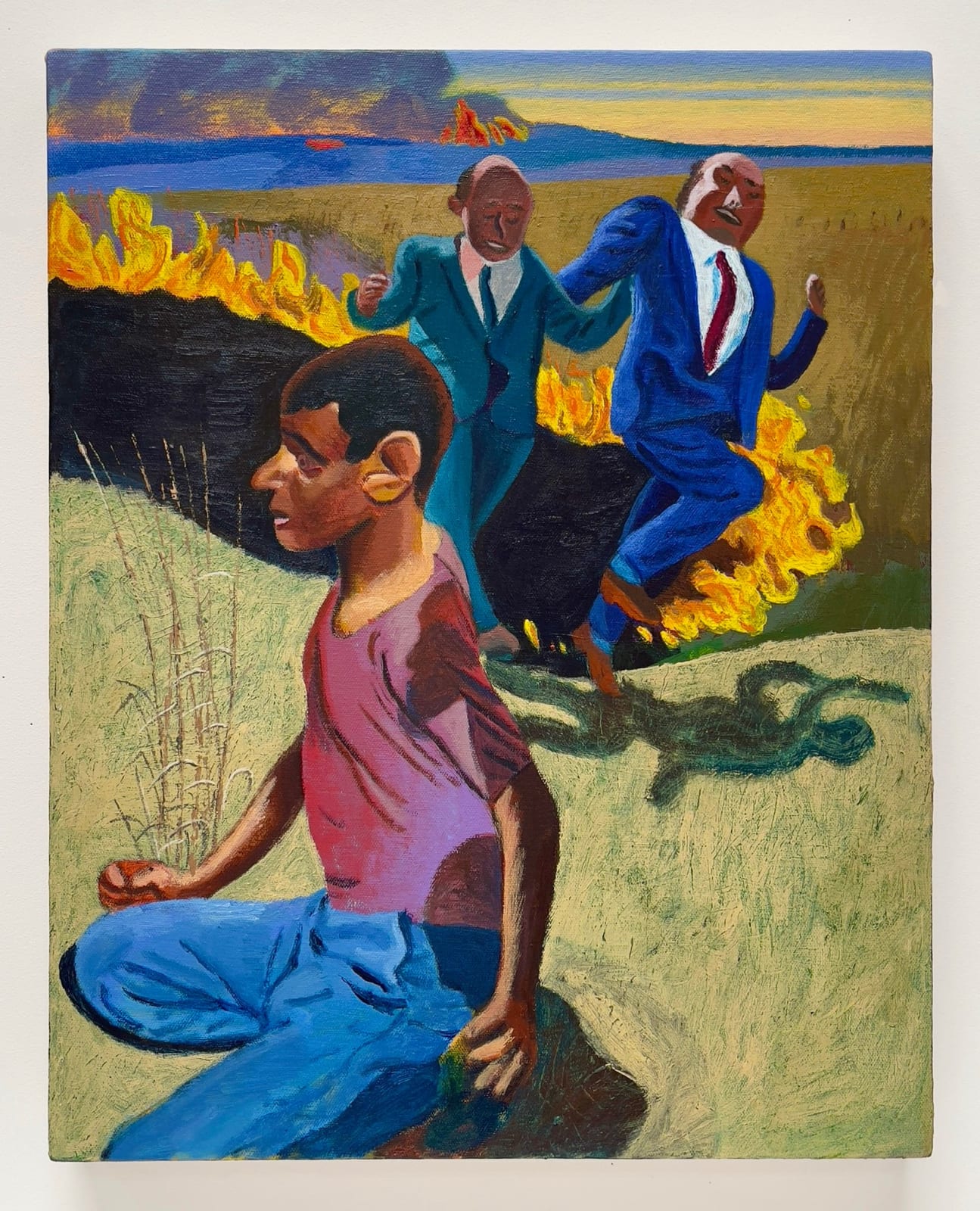 Morteza Khakshoor, Burning Hills, 2022