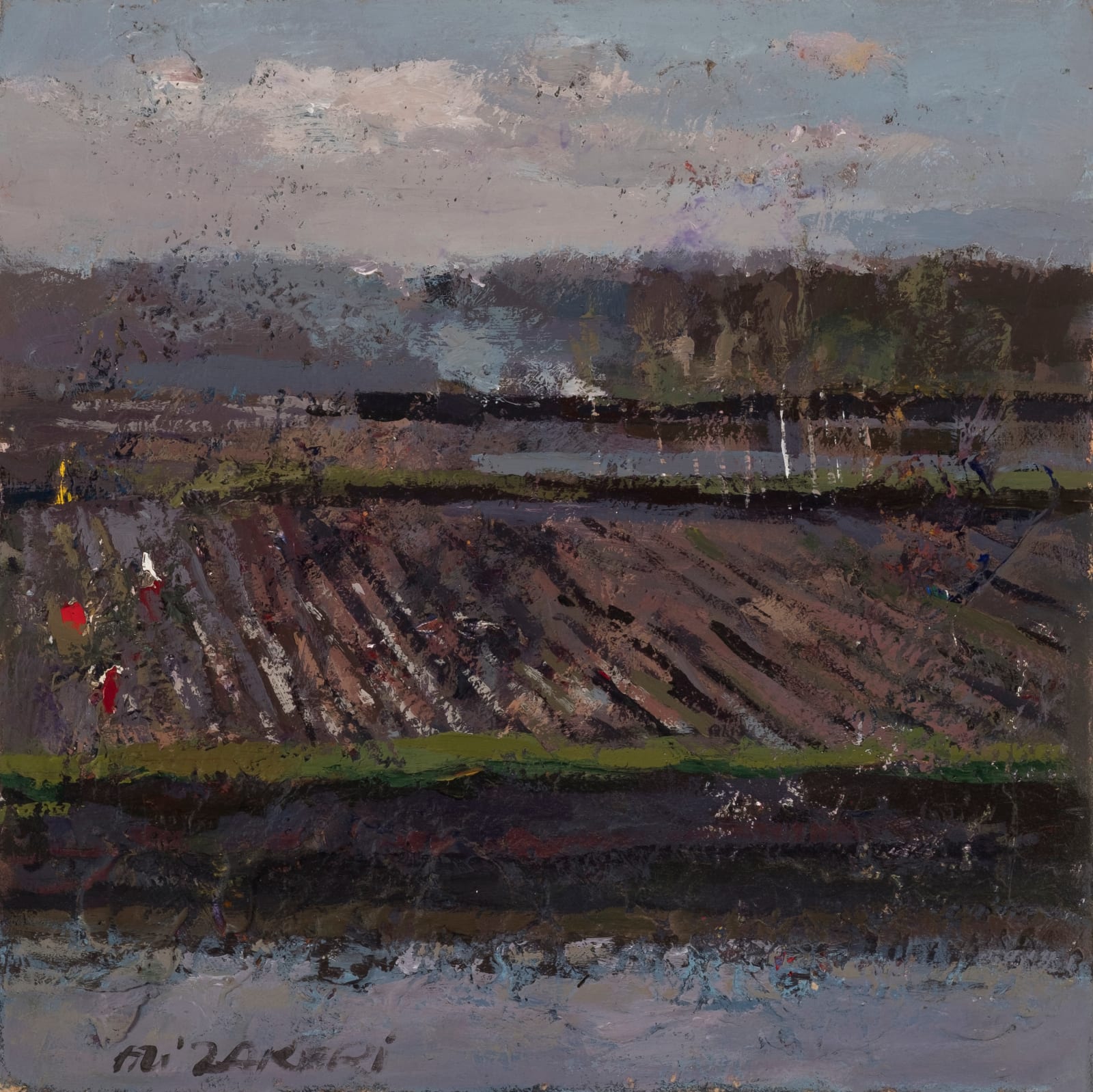 Ali Zakeri, Childhood Prairies 18, 2016