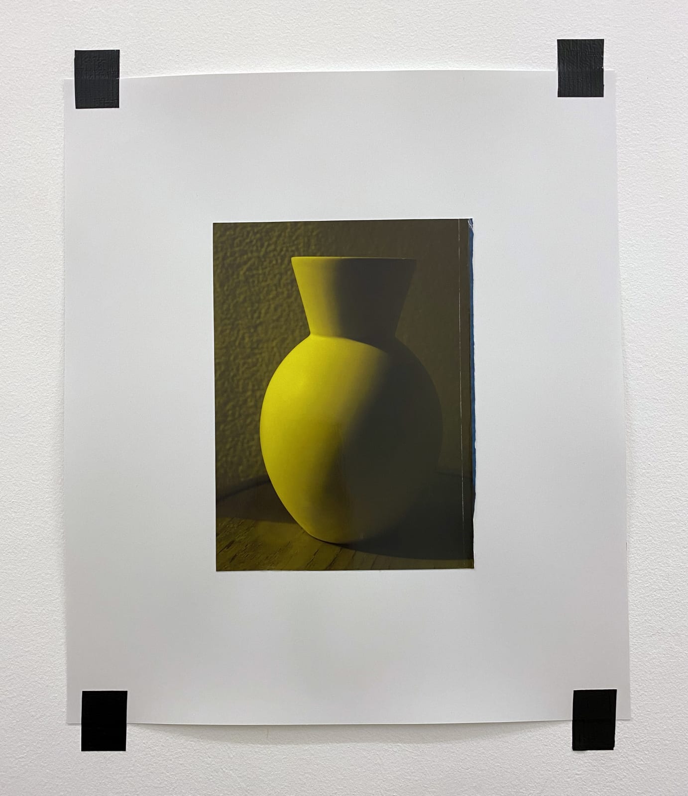 Janina Green, Yellow vase (a page from Kiron’s book), 2020