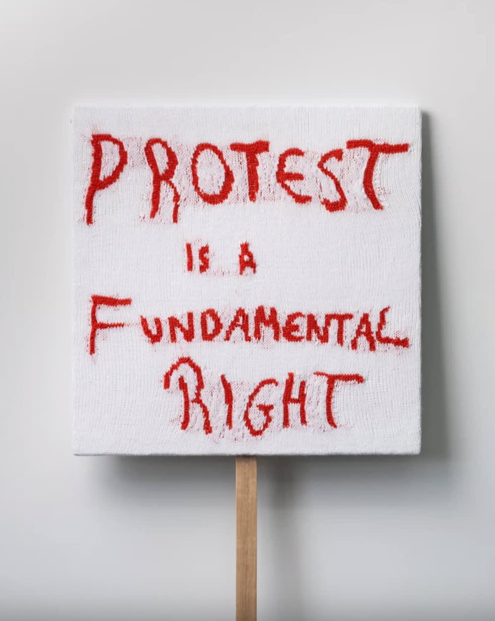 Kate Just, Protest is a Fundamental Right, 2021
