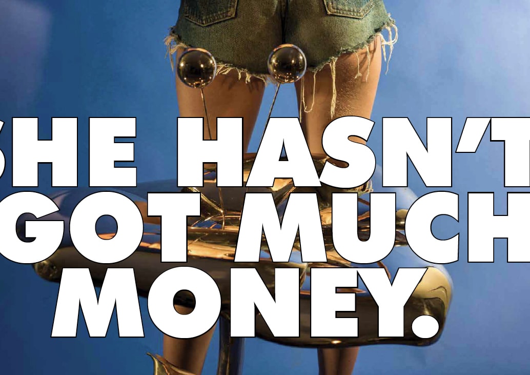 Claire Lambe, She hasn’t got much money, 2017