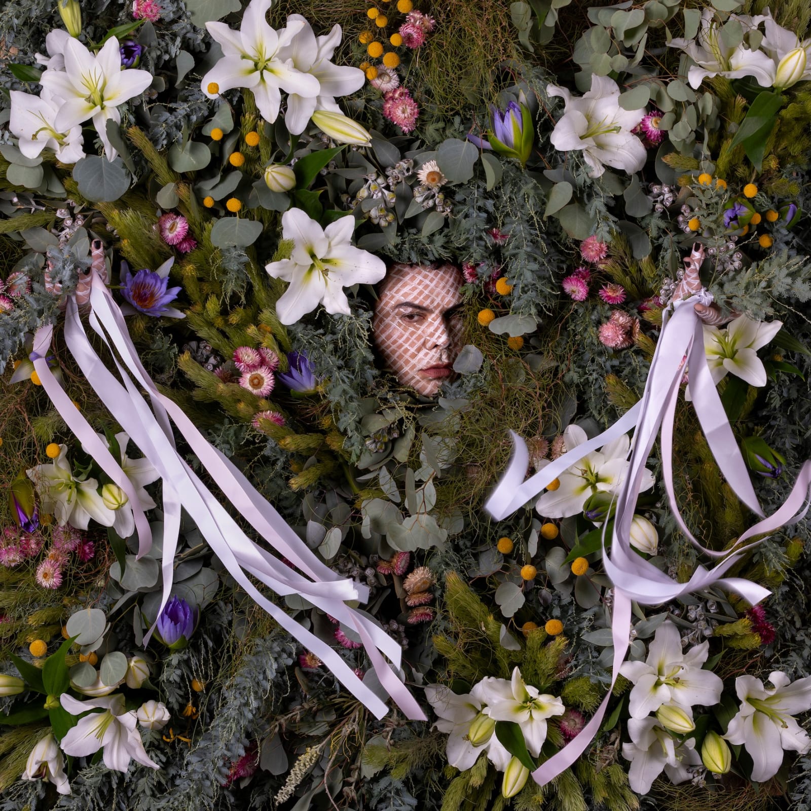 Christian Thompson, Yulga Gargarda (The Flower Moon), 2024