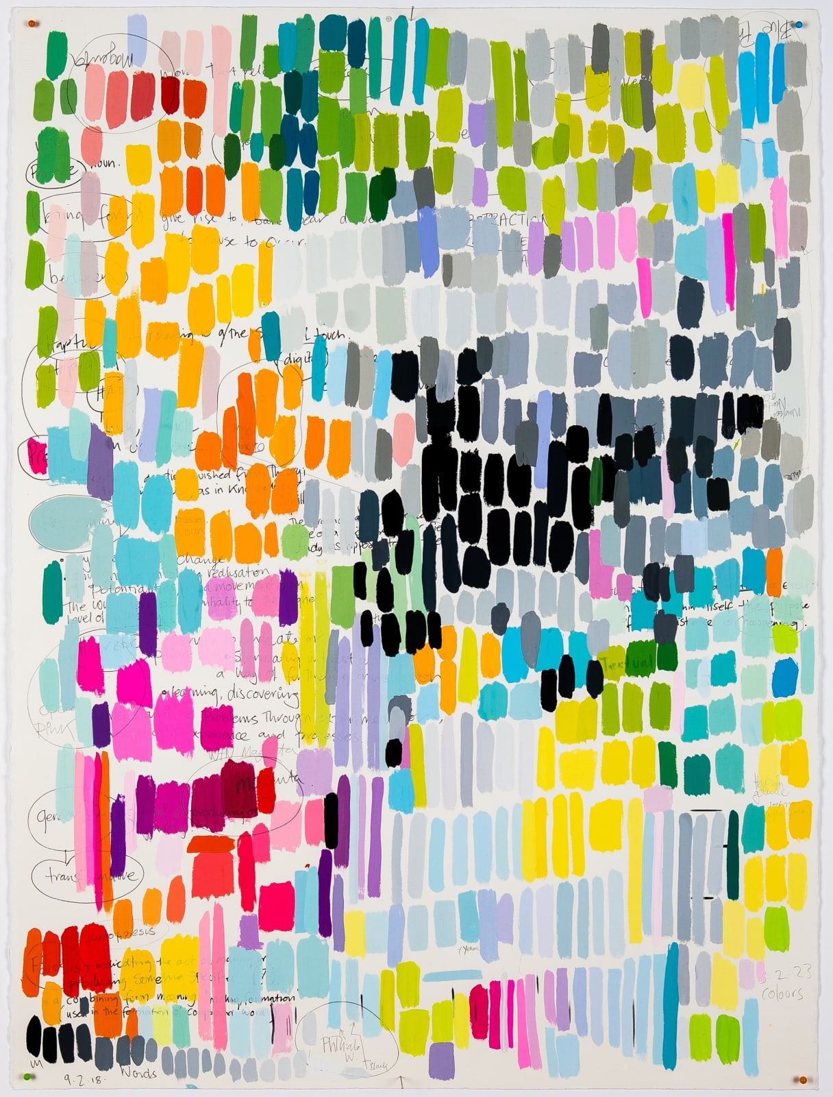 Anna Finlayson, Words and Colours, 2018-24