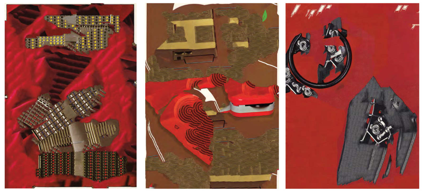 Tony Garifalakis, Conosci Il Tuo Prodotto (triptych), 2018