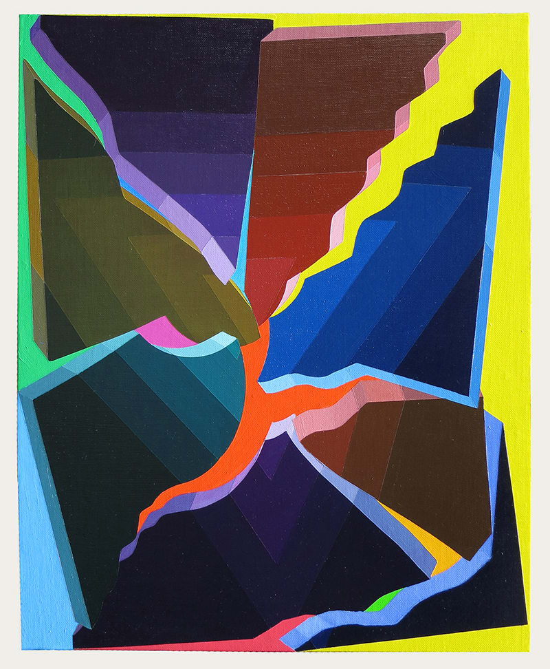 Bryan Spier, Rainbow lollypop, 2017