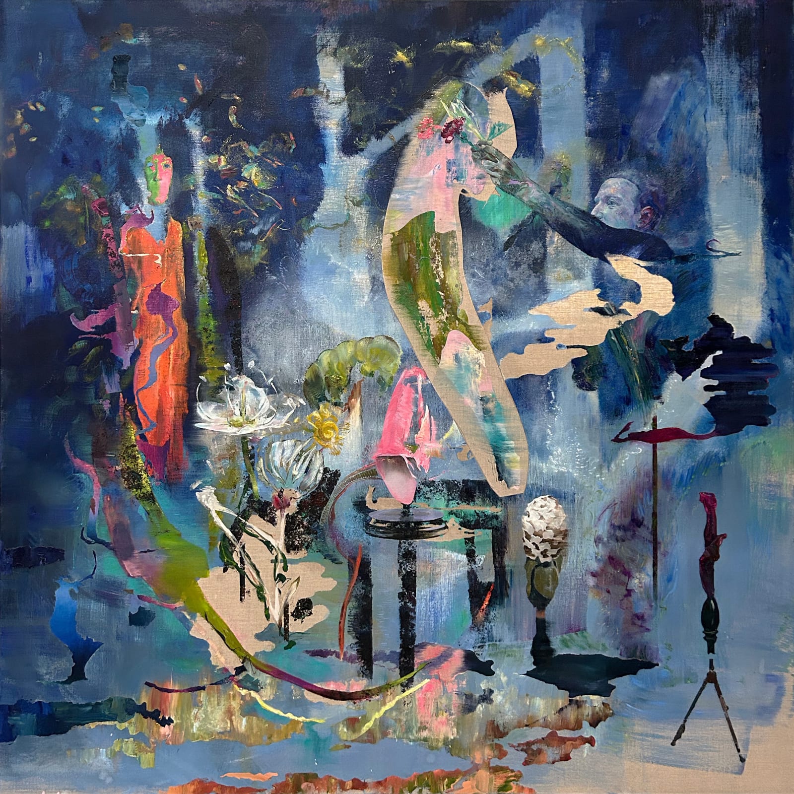 Greg Creek, Fraud-Garden Painting, 2024